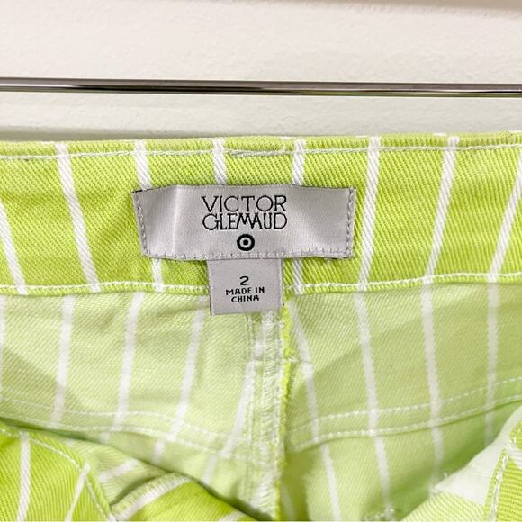 Victor Glemaud x Target Pinstripe High Waisted Straight Jeans woman size 2 - Picture 3 of 9